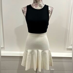 BCBGMaxArzia Fitted Ruffle Skirt